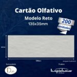 Cartão Olfativo Kopiehaus® 135x35mm PTO Bologne® (200 peças)