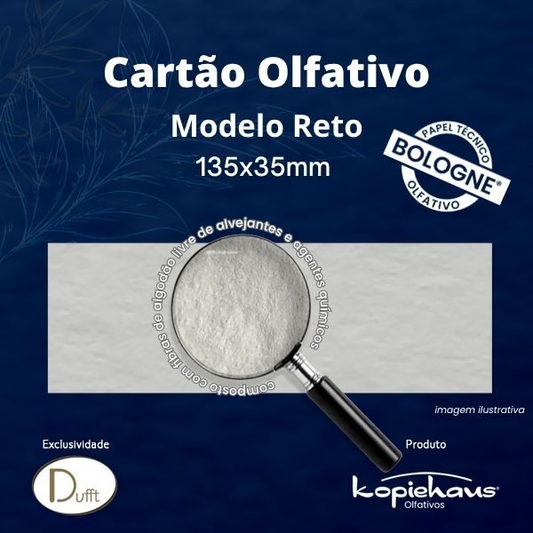 Cartão Olfativo Kopiehaus® 135x35mm PTO Bologne® (200 peças) - Imagem 2