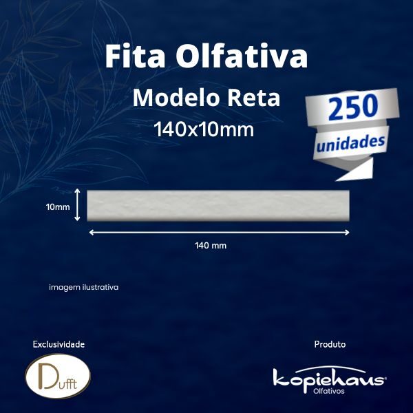 Fita Olfativa Reta Kopiehaus® 140x10mm (250 peças)